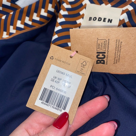 Boden The Canonbury Printed Blazer NWT - Picture 11 of 13